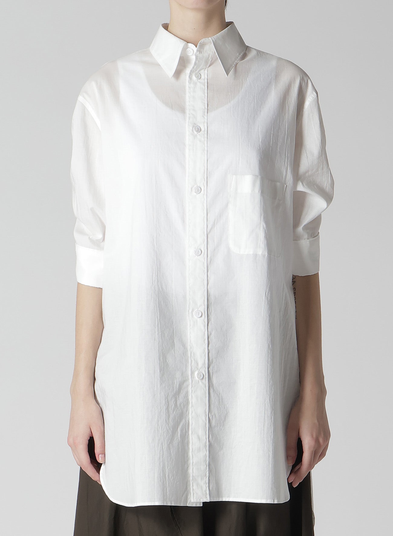 Cotton Lawn Shirring Sleeve Blouse - Women's Elegant Summer Top for Casual Wear, Office & Date Nights