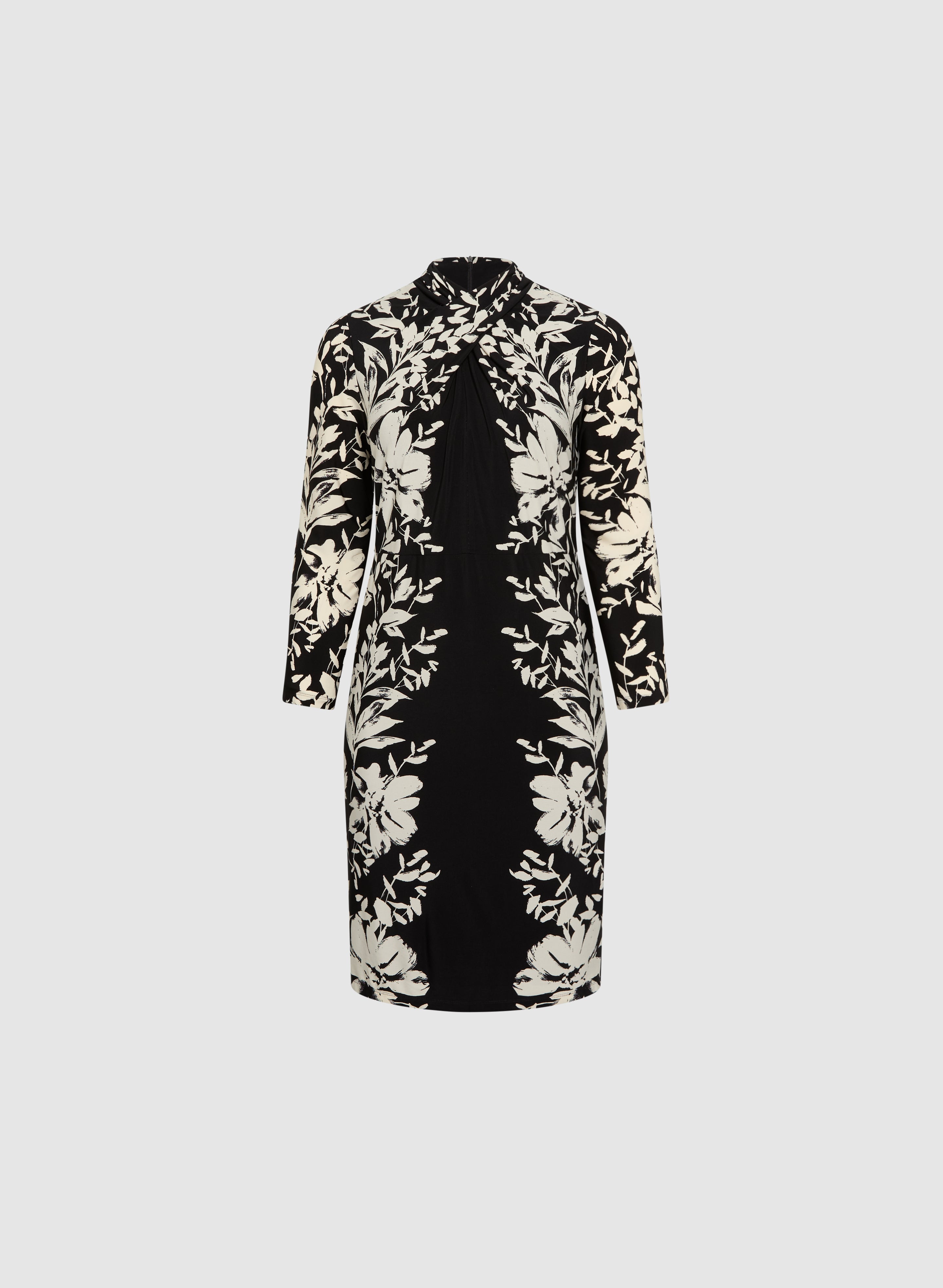 Floral Print Dress for Women - Elegant Summer Dress with Placement Floral Design - Perfect for Casual Outings, Beach Vacations, and Date Nights