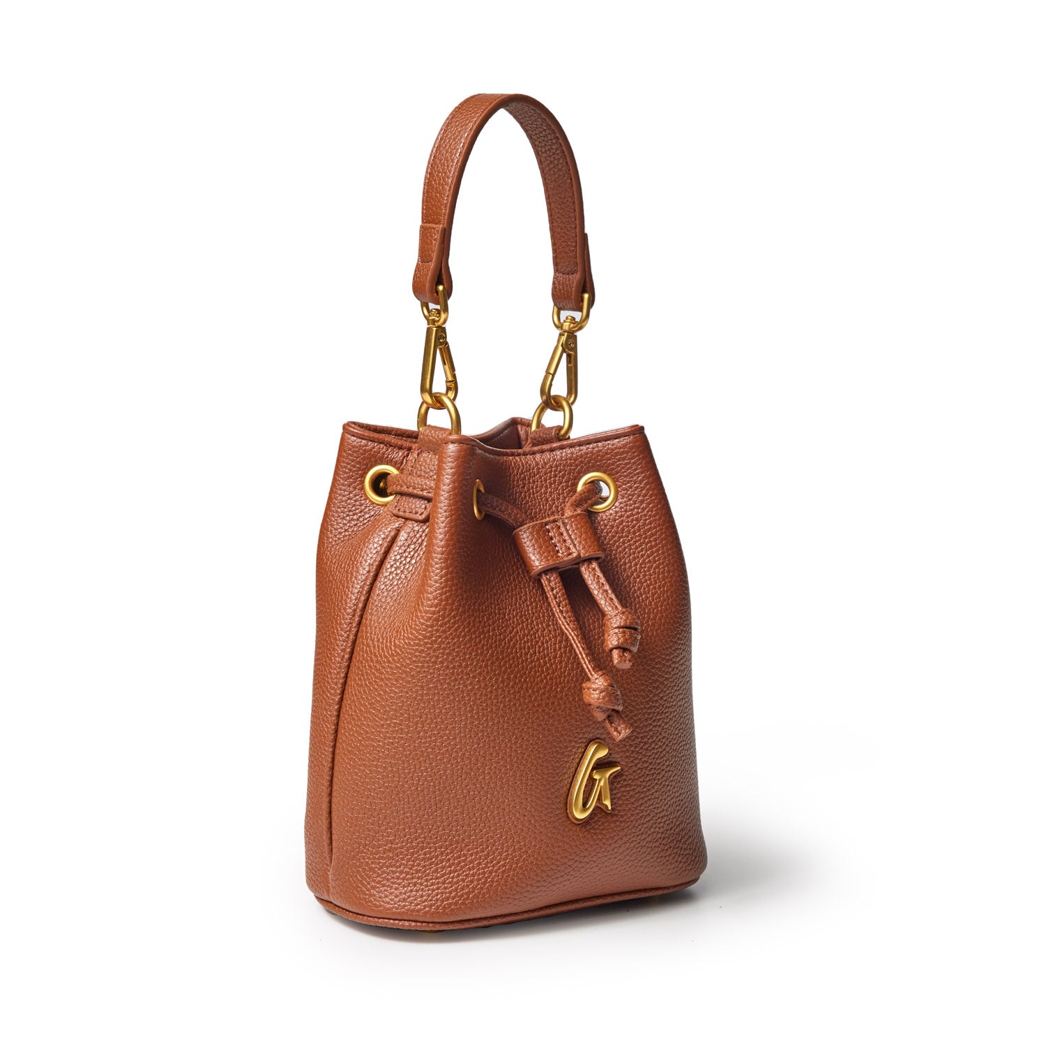 Mini Pebble Bucket Bag - Stylish Brown Leather Crossbody Purse for Women | Perfect for Daily Use, Travel & Shopping