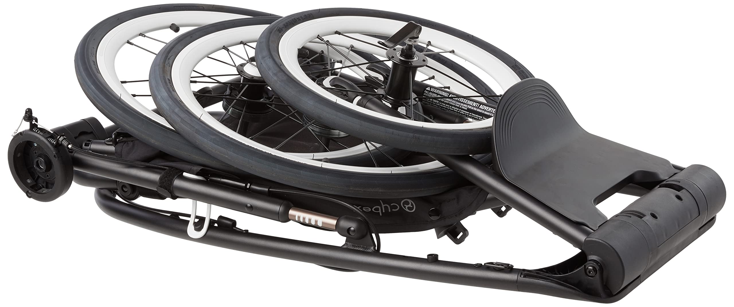 Cybex AVI Jogging Stroller Frame - Lightweight Black Stroller for Running & Outdoor Activities | Perfect for Active Parents & Daily Walks