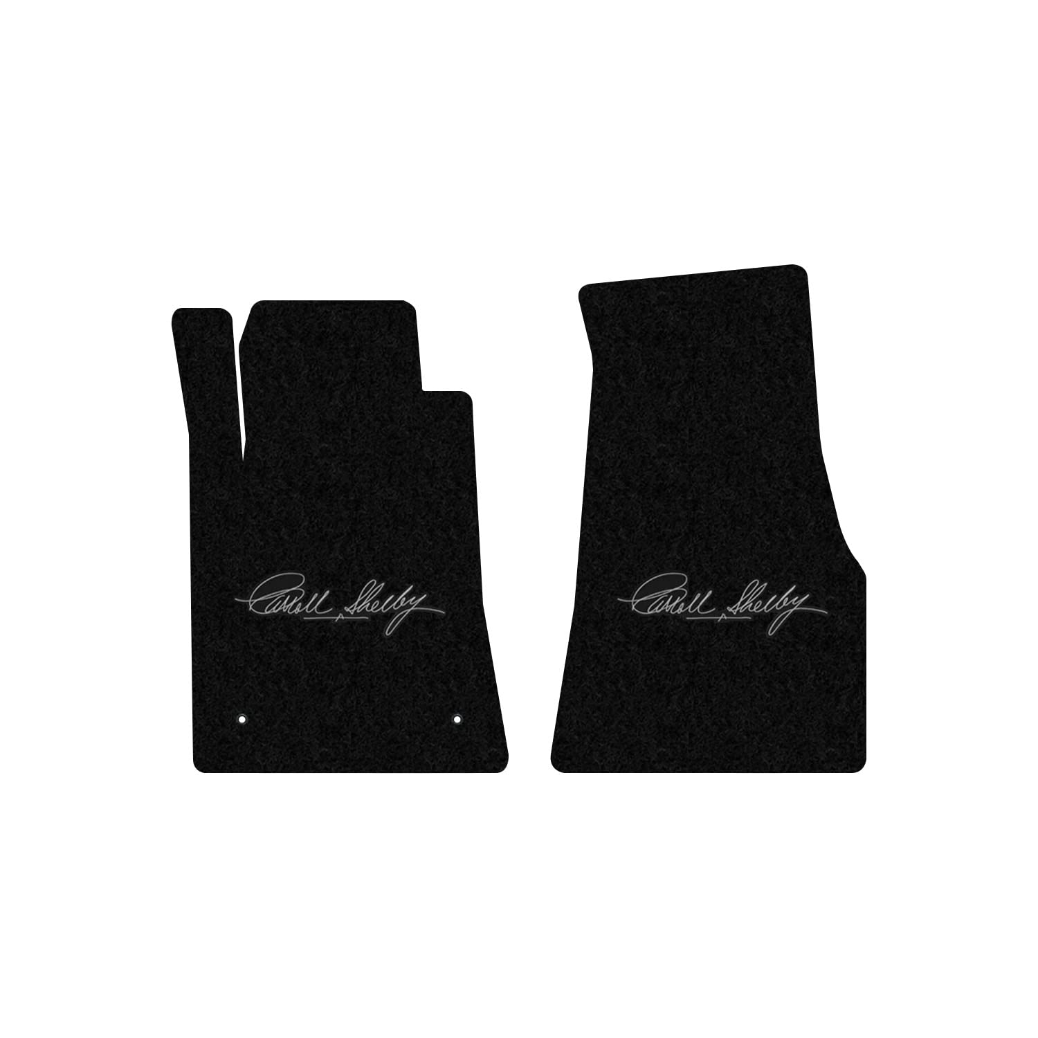 Premium Custom-Fit Carpeted Floor Mats for 2008-2009 Shelby Mustang | Luxury Car Floor Liners | Shelby Signature Black (2PC Front Set) | Perfect for Daily Driving & Car Shows