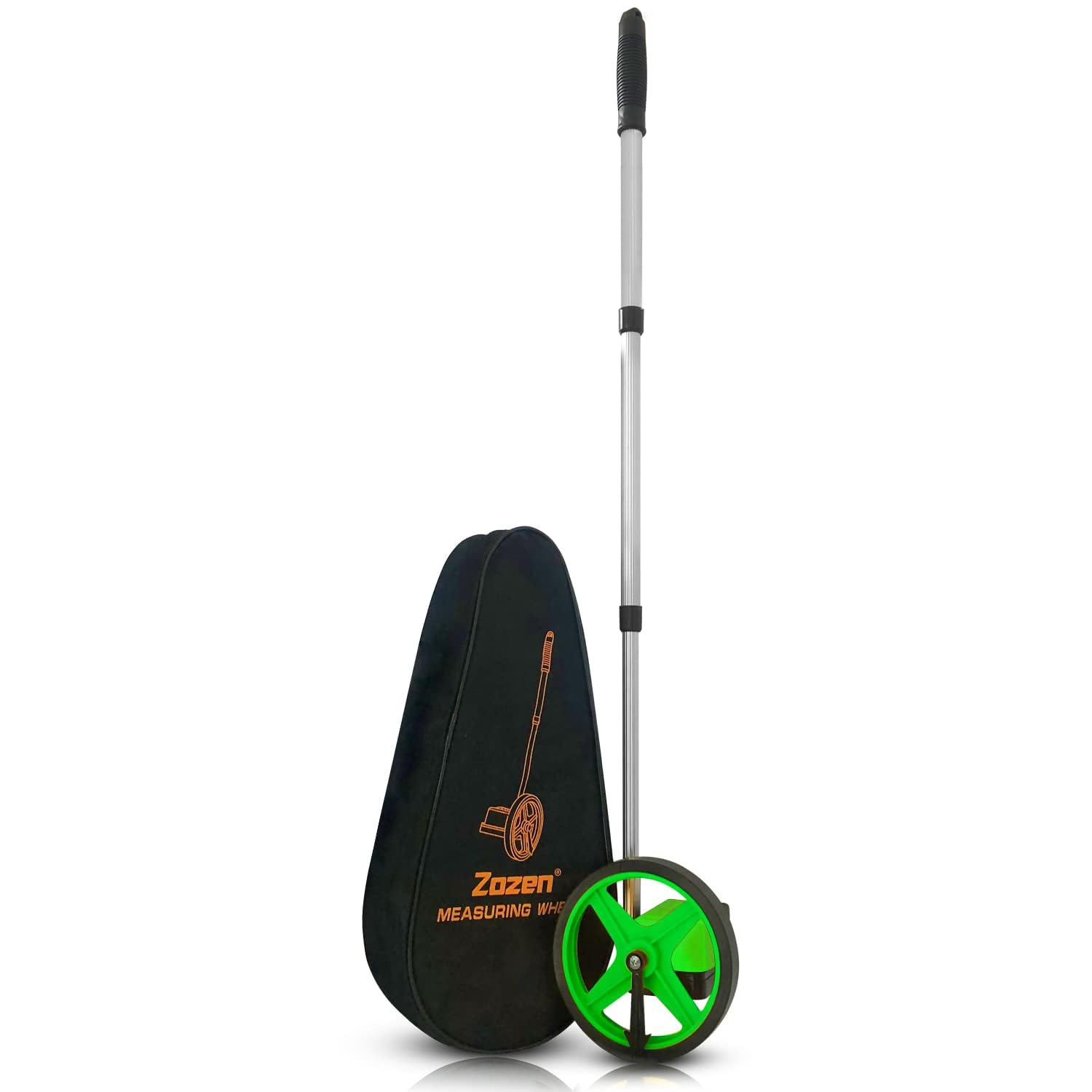 **Zozen 6-Inch Measuring Wheel - Collapsible Distance Measuring Tool with Carrying Bag (Up to 10,000Ft) - Perfect for Land Surveying, Construction, and DIY Projects**