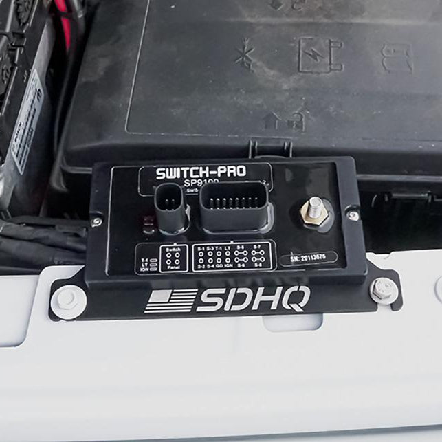 2023 Jeep JT EcoDiesel/V8 SDHQ Built Switch Pros Power Module Mount - Heavy Duty Off-Road Accessory for Jeep Gladiator Upgrades & Overlanding Adventures