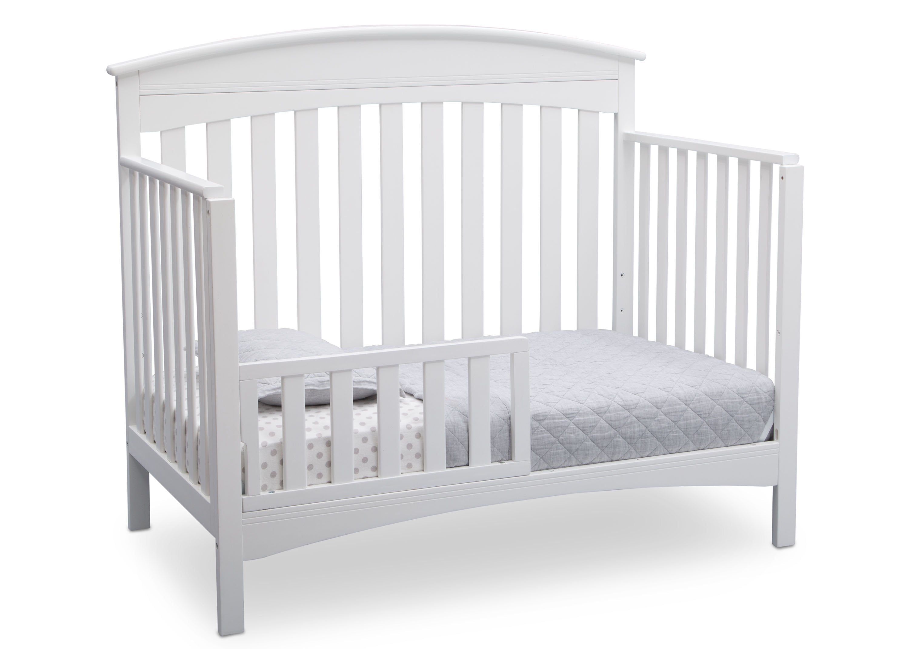 Bennington Elite Arched 4-in-1 Convertible Crib - Convertible Baby Crib to Toddler Bed, Daybed & Full-Size Bed | Perfect for Nursery, Bedroom & Guest Room