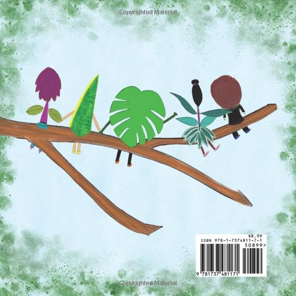 Happy to Be Me - The Plant Pals | Positive Affirmation Decor for Kids Room, Classroom & Office | Uplifting Wall Art for Self-Esteem & Motivation