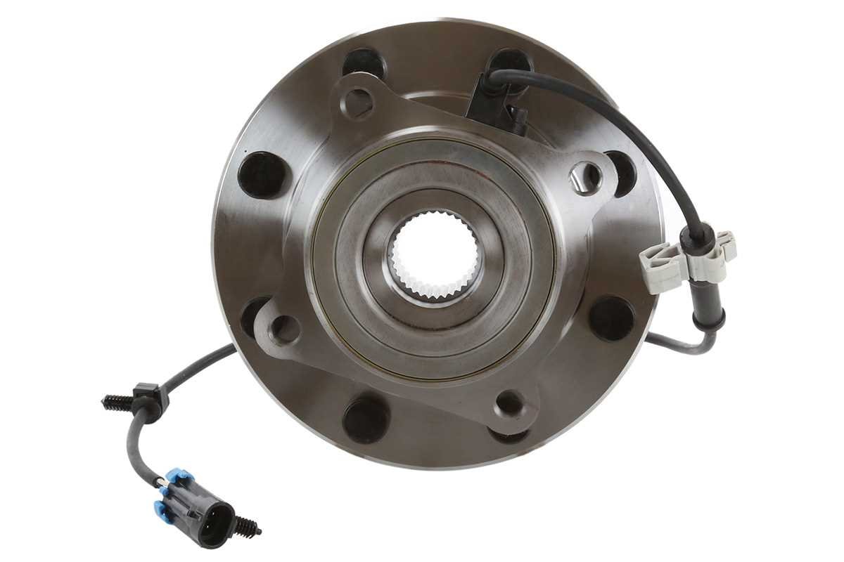 Chevrolet Silverado 1500 HD Classic GMC Sierra 1500 HD Classic Yukon XL 2500 2003-2007 Hummer H2 Front Wheel Bearing Hub Assembly Pair with Brake Rotors & Ceramic Pads - RHBBK0454 Replacement Kit - Perfect for Off-Roading & Heavy-Duty Towing