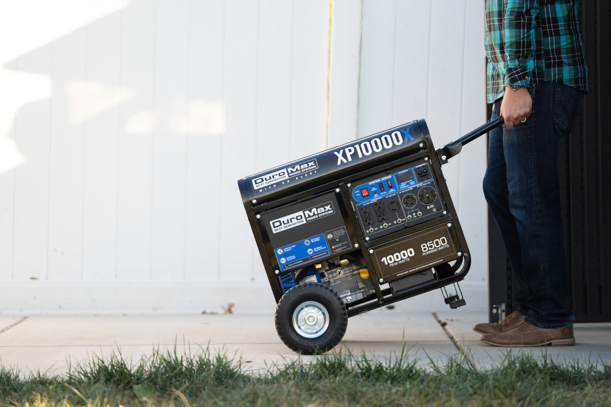 10,000 Watt Portable Gasoline Generator with CO Alert - Reliable Backup Power for Home, Camping & Emergency Use
