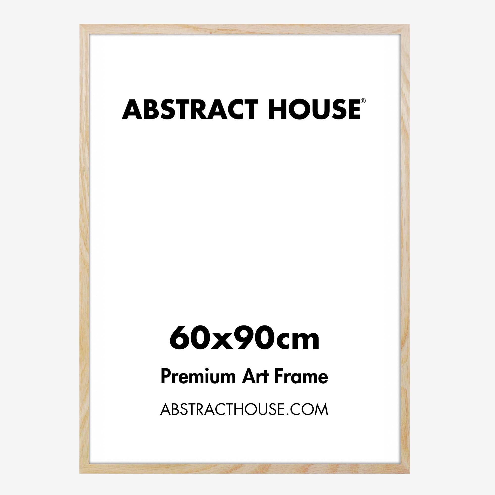 60 x 90 cm Wooden Picture Frame - Premium Solid Wood Photo Frame for Wall Art, Home Decor & Office Display - Perfect for Family Photos, Canvas Prints & Artwork Display