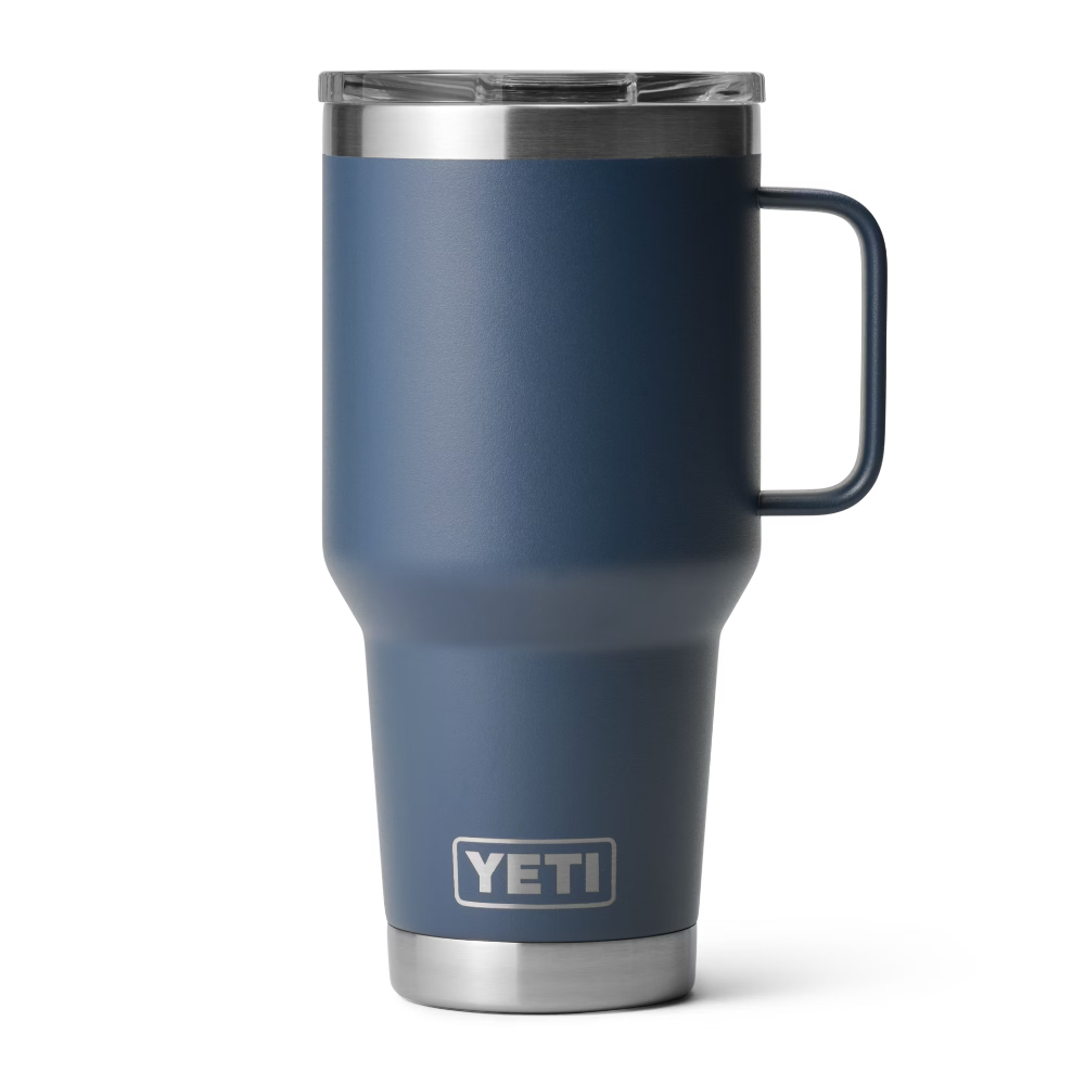 30 oz Rambler Vacuum Insulated Travel Mug with Stronghold™ Lid - Leakproof & Durable for Coffee, Tea & Cold Drinks - Perfect for Commuting, Camping & Outdoor Adventures