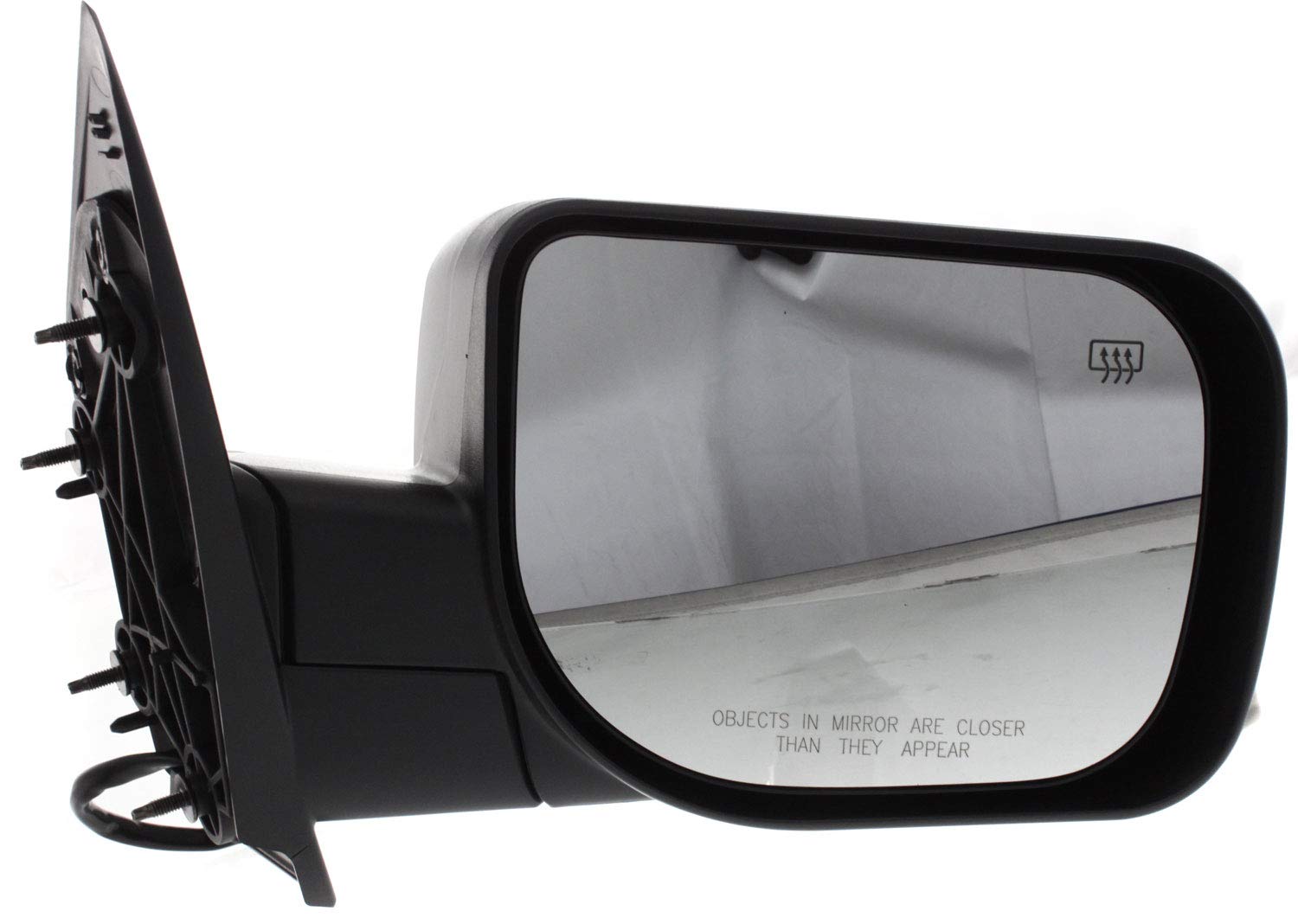 Power Heated Side Mirrors for Nissan Titan 2004-2015 - Driver & Passenger Replacement - No Blind Spot Monitor or Memory - Textured Finish - Perfect for Winter Driving & Enhanced Visibility