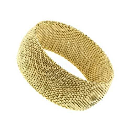 CHERISH Women's Mesh Bangle Bracelet Set - Gold, Rose Gold & Silver Stackable Bangles (3 Sizes) | Elegant Jewelry for Everyday Wear, Parties & Special Occasions
