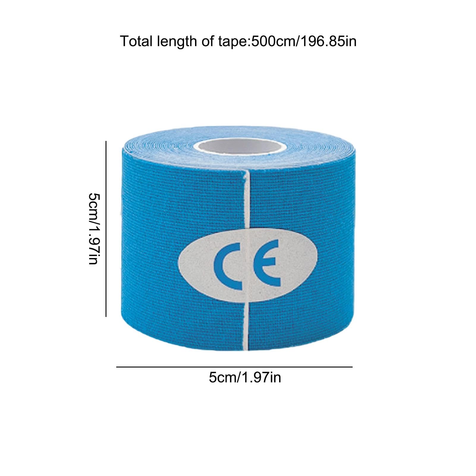 **Elastic Cotton Athletic Tape - Breathable & Flexible Sports Tape for Wrist, Ankle & Knee Support | Precut Strips for Easy Application | Ideal for Running, Gym Workouts & Injury Recovery**