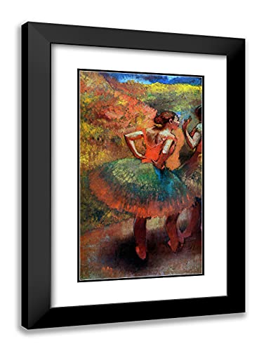 Black Modern Wood Frame with Double Matting