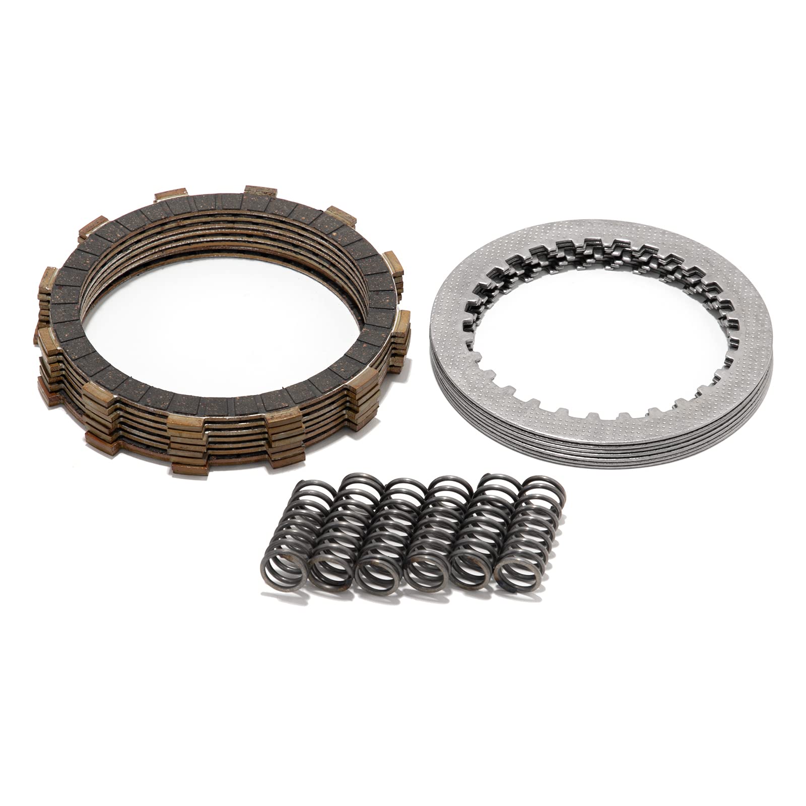Honda TRX450ER 2006-2014 Clutch Basket Kit with Friction Plates, Steel Plates & Springs - Black - Perfect for ATV Off-Road Racing & Trail Riding