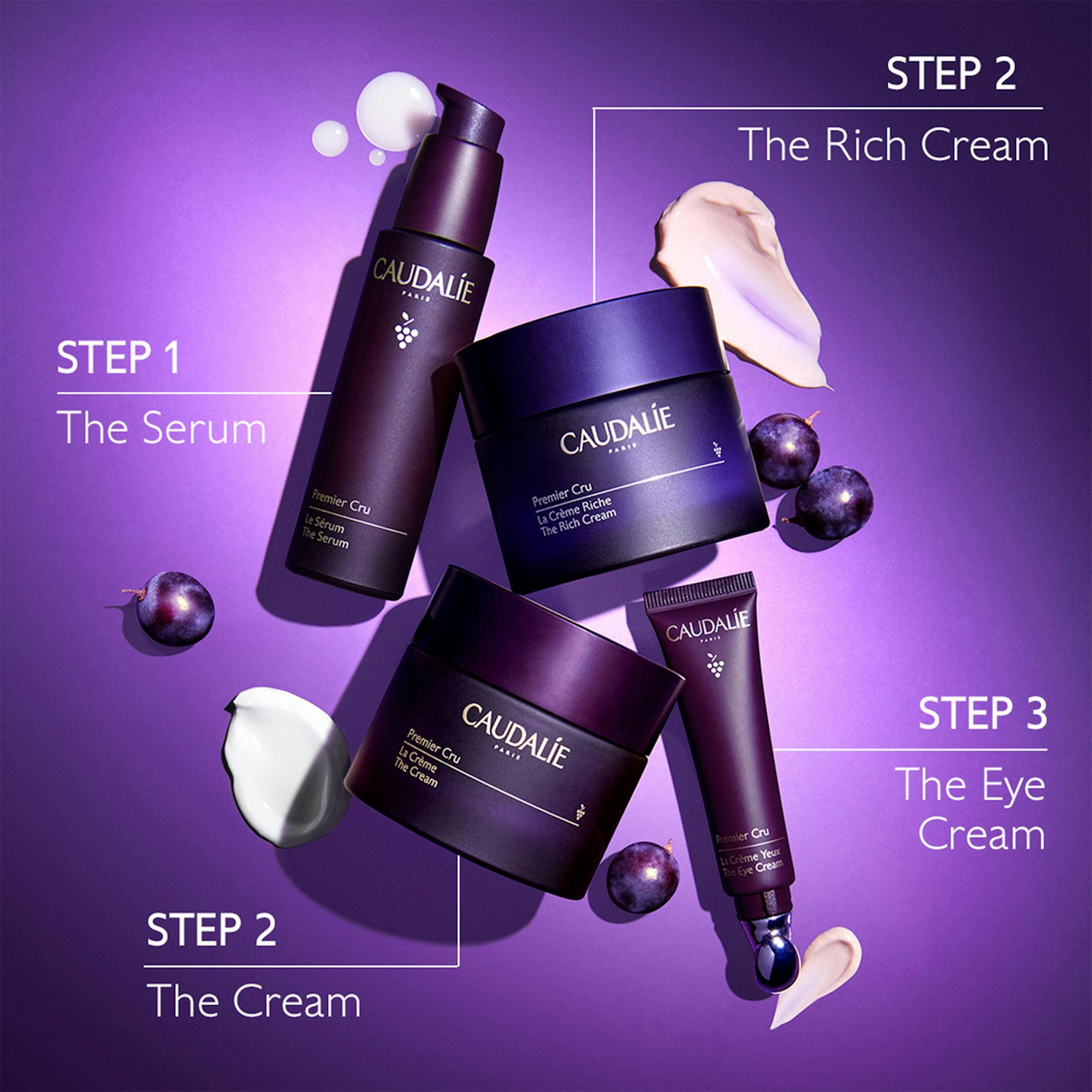 Caudalie Premier Cru The Eye Cream - Anti-Aging Eye Treatment for Dark Circles & Wrinkles - Luxury Skincare for Day & Night Use