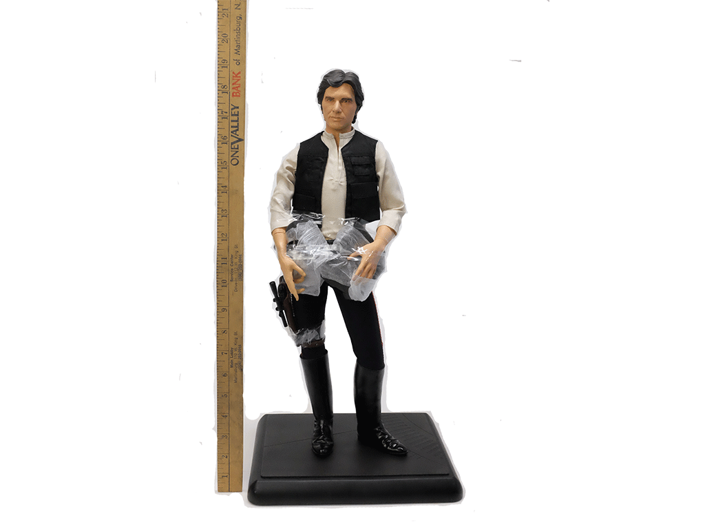Han Solo Star Wars 1/4 Scale Figure - Episode IV A New Hope Sideshow Collectible (Limited Edition of 2500) - Perfect for Display & Star Wars Fan Collections