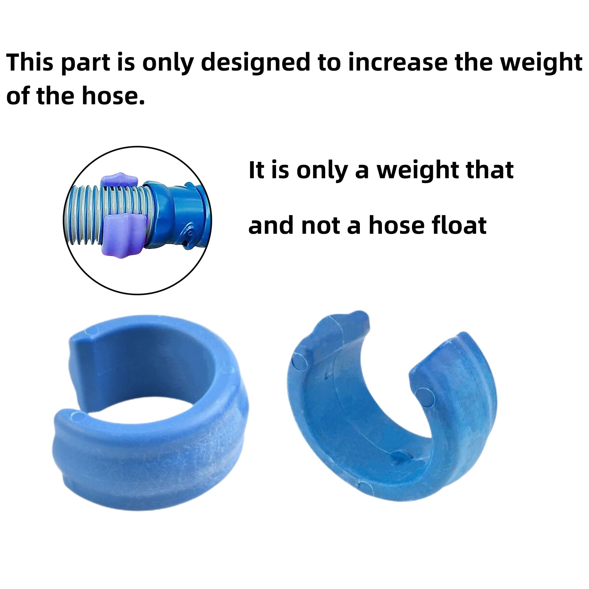 Universal Automatic Pool Cleaner Hose Weight Replacement (4 PCS) - Compatible with Kreepy Krauly K12054 K12454 & Models W83247 X70105 - Durable Pool Maintenance Accessory for Inground & Above Ground Pools
