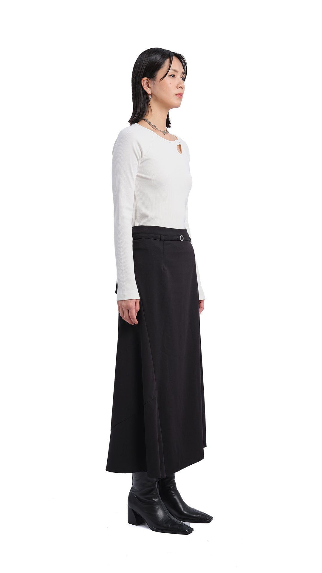 Elegant Long Sleeve Boat Neck Blouse for Women - Perfect for Office Wear, Date Nights & Casual Outings