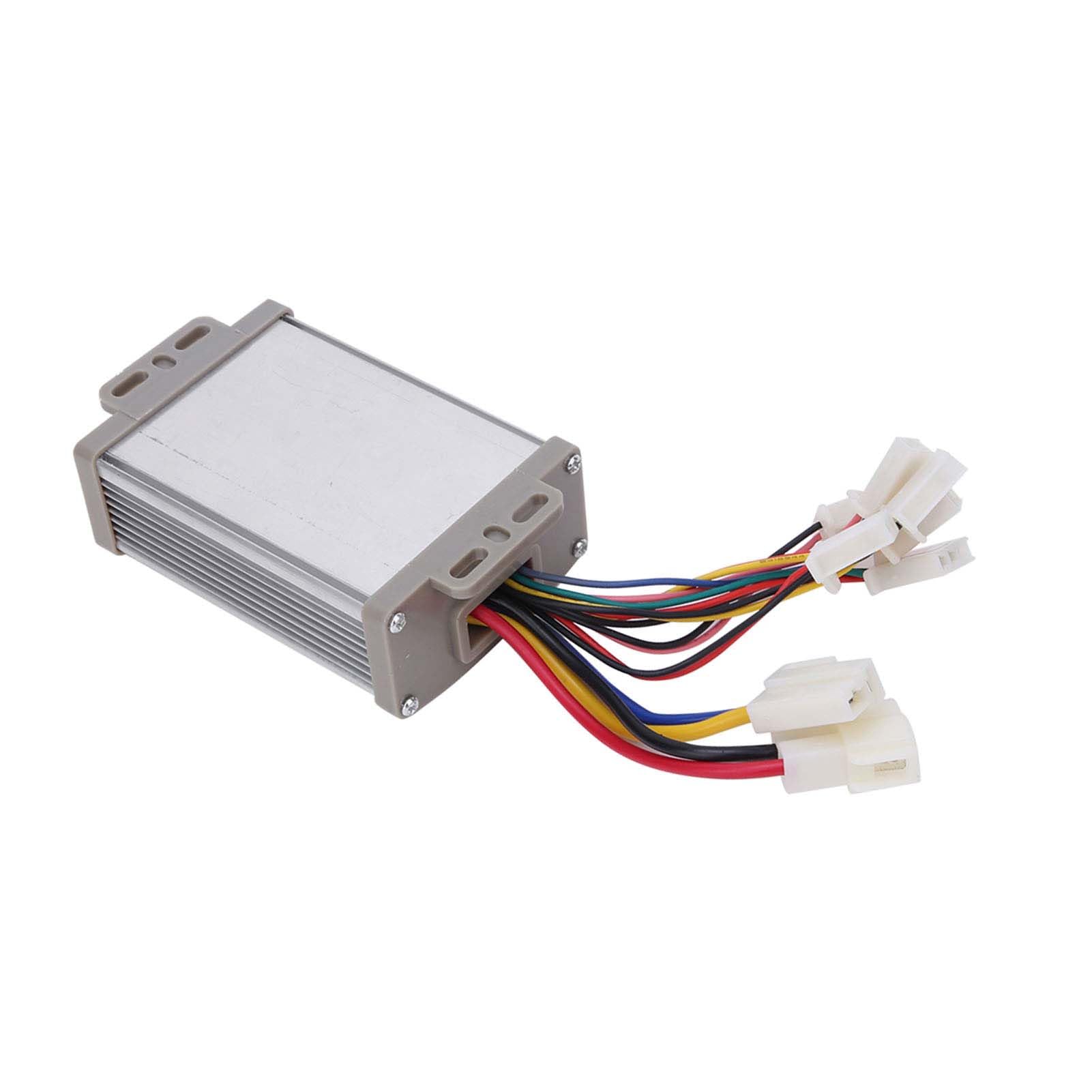 24V 800W Brush Motor Speed Controller - High Power Professional DC Motor Control Box with 8 Wires for E-Tricycle, Electric Scooters, Golf Carts & DIY Robotics Projects