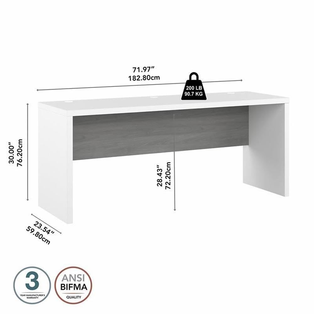 Bush Business Furniture Echo Computer Desk 72