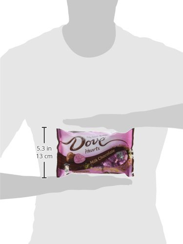 DOVE PROMISES Valentine's Day Milk Chocolate Candy Hearts - 8.87oz (Pack of 4) | Romantic Gifts for Couples, Sweet Treats for Date Night & Anniversary Celebrations