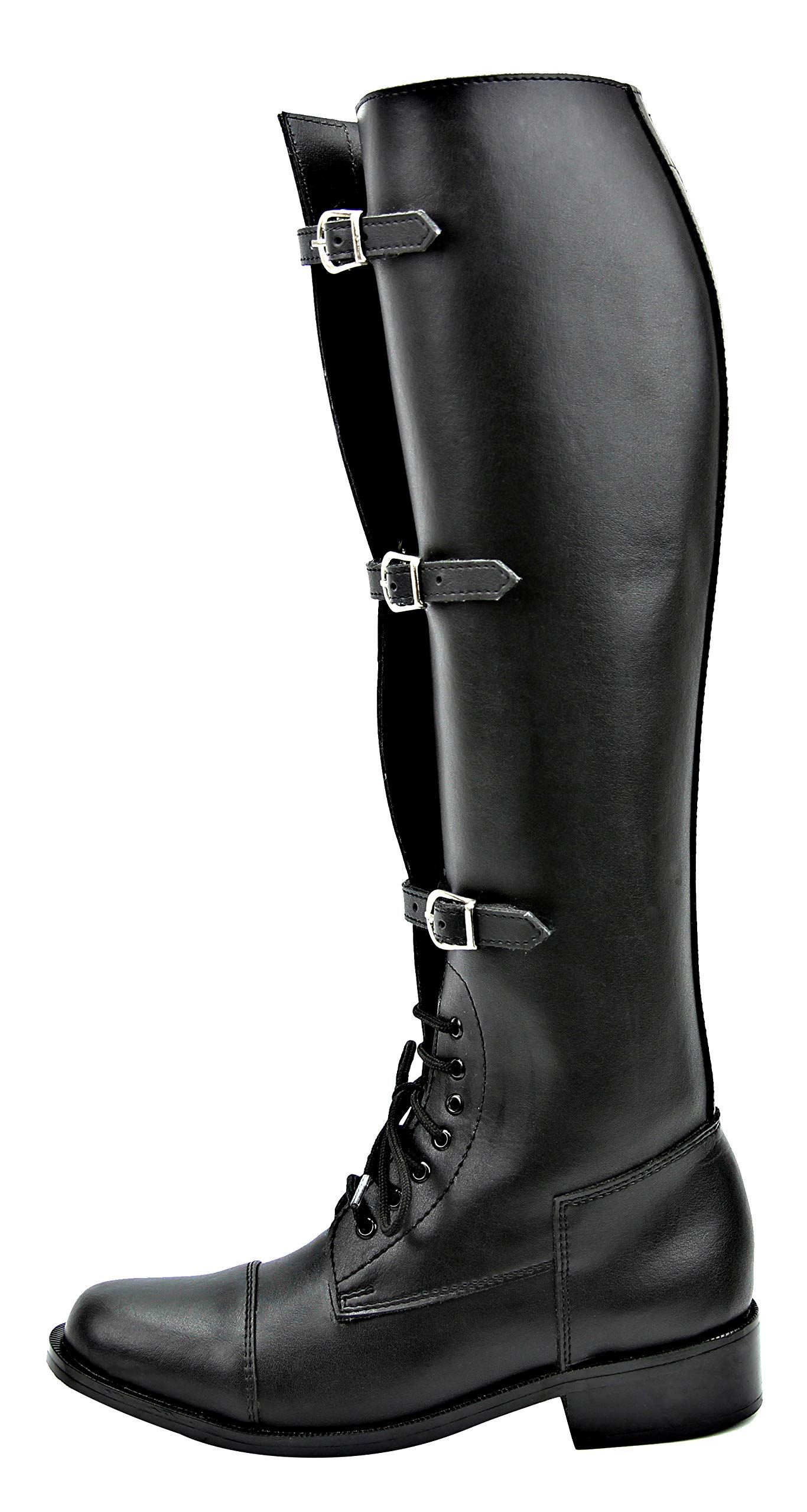Men's Equestrian Riding Boots - Stylish Black Horse Riding Boots for Stallion Field & Outdoor Activities - Perfect for Horseback Riding, Ranch Work & Country Fashion