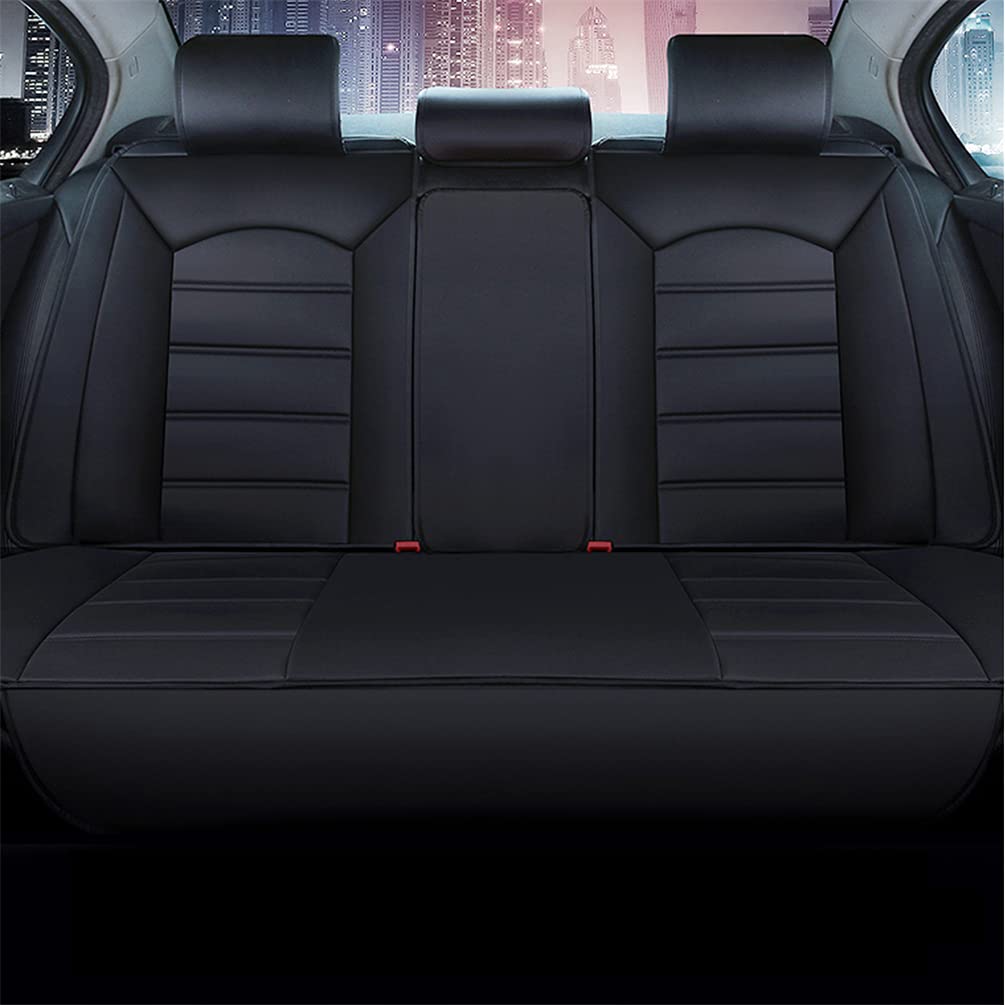 Premium Waterproof Leather Car Seat Covers for Toyota 4Runner 2000-2019 - 5-Piece Set (Front & Rear) - Durable, Wear-Resistant Black Seat Protectors - Perfect for Off-Roading, Camping & Daily Commutes