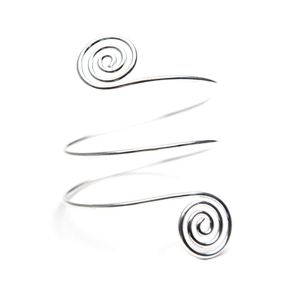 Stylish Women's & Men's Punk Bohemian Charm Cuff Bracelets - Open Geo Armband Bangle for Wrist & Upper Arm - Perfect Boho Fashion Jewelry Gift for Concerts, Parties & Everyday Wear