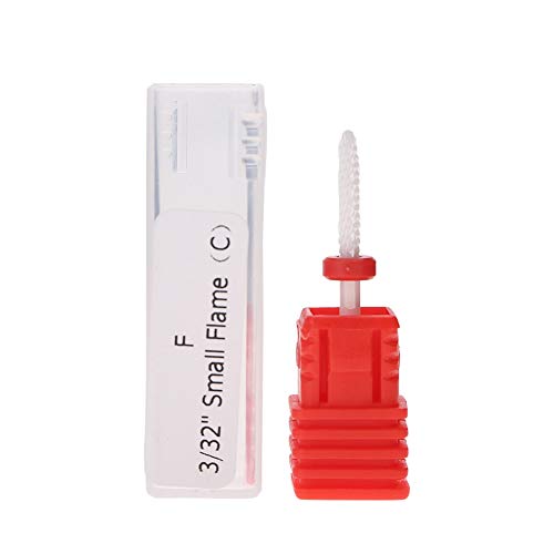 Professional Ceramic Nail Drill Bit Set - Lightweight Anti-Corrosive Grinding Heads for Manicure & Pedicure | Salon & Home Use | Perfect for Nail Art, Acrylics & Gel Extensions (Fire Arrow F)