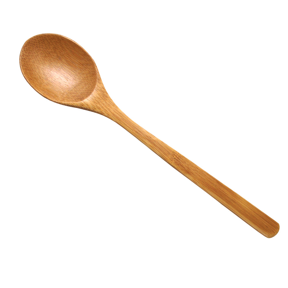 TreeChoice 7.87 Inch Eco-Friendly Reusable Bamboo Spoons - 100 Pack Bulk Disposable Cutlery Set for Parties, Picnics, Camping & Sustainable Dining
