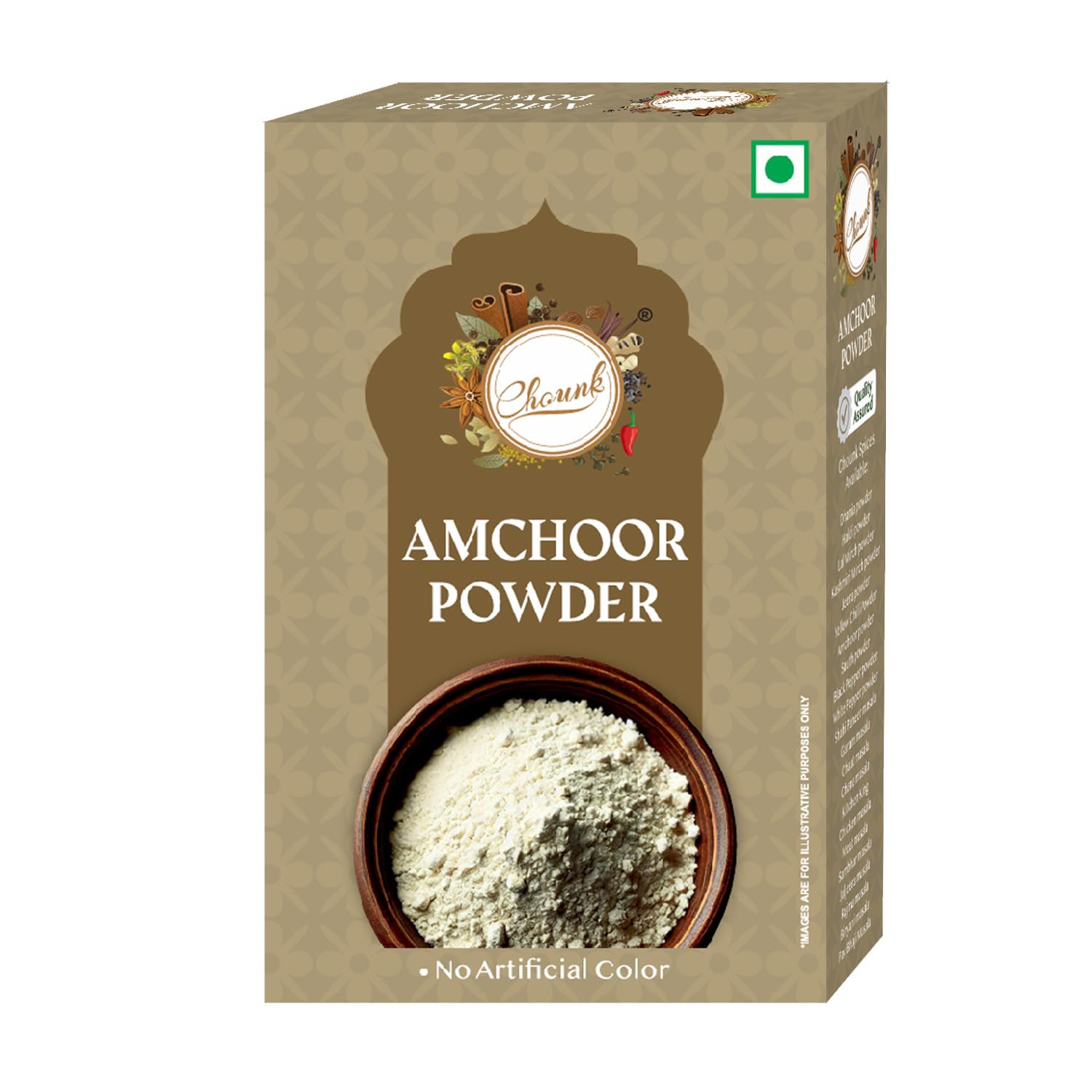 Organic Amchur Powder (Dry Mango Powder) - 100g | All-Natural, No Preservatives or Artificial Flavors | Indian Spice for Chutneys, Curries & Marinades | Vegan & Gluten-Free Cooking Essential