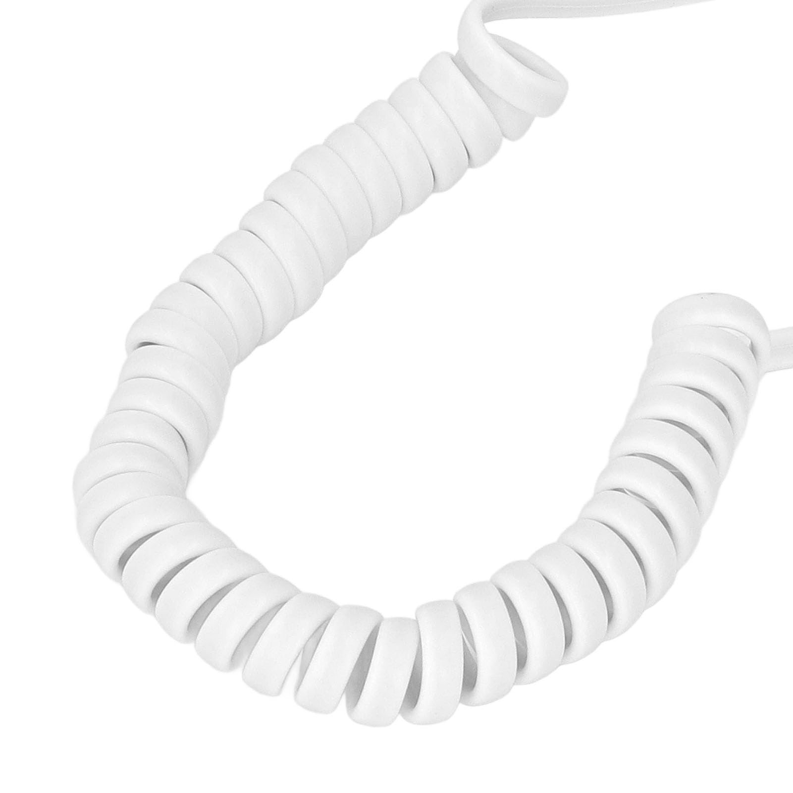 Vintage 3.5mm Retro Phone Handset - Crystal Clear Sound for iPhone & Smartphones - Perfect for Office, Home & Call Centers (White)