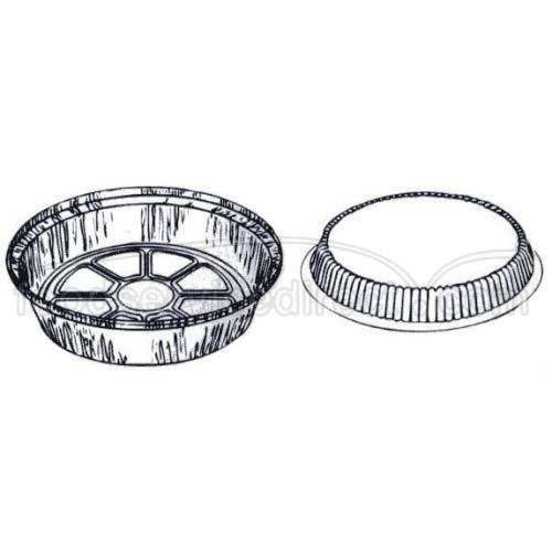 Premium Aluminum Round Food Storage Container with Airtight Dome Lid - Ideal for Meal Prep, Leftovers & Pantry Organization