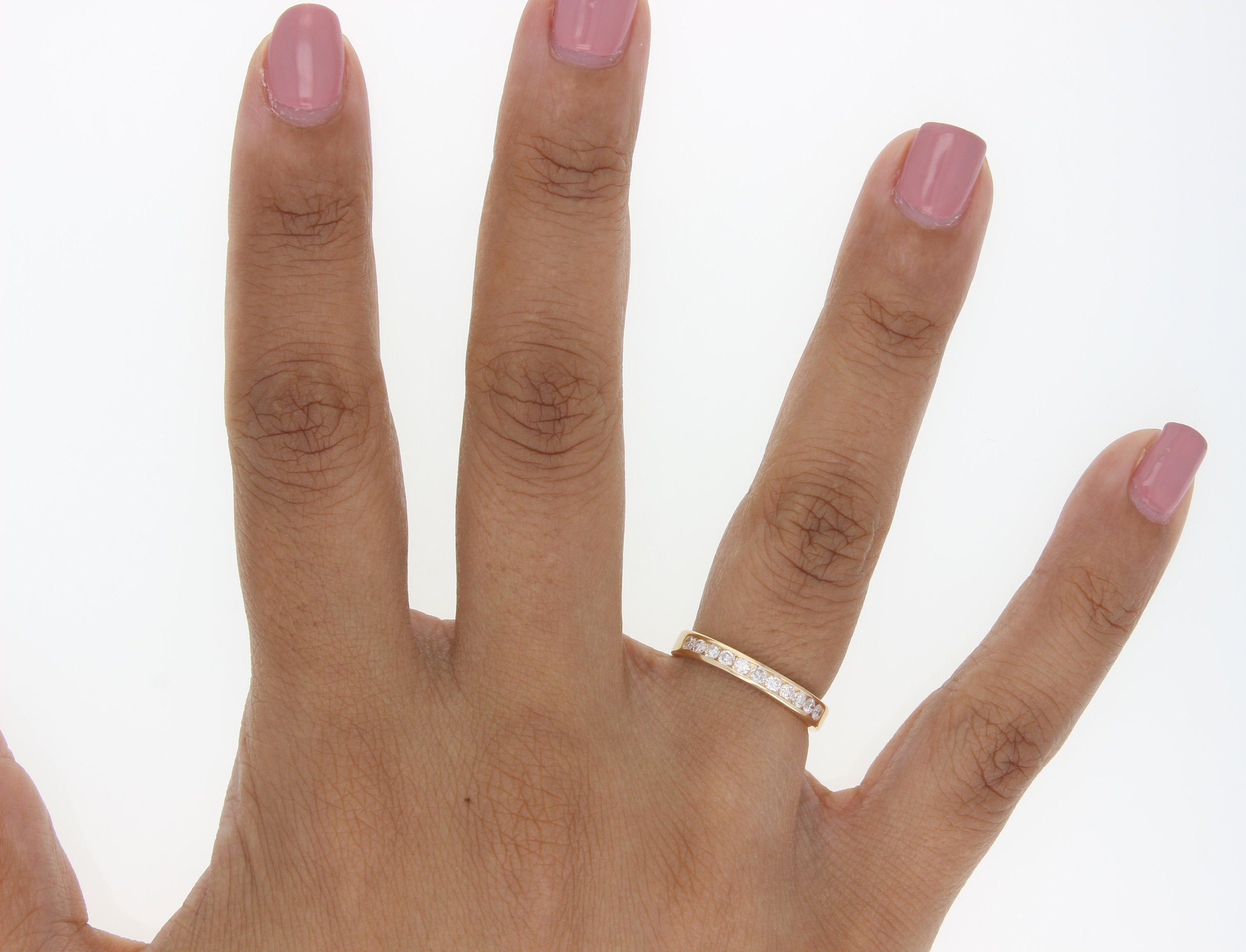 1/3 Carat Channel Set Diamond Wedding Band - Elegant & Timeless Ring for Women - Perfect for Anniversaries, Engagements & Special Occasions