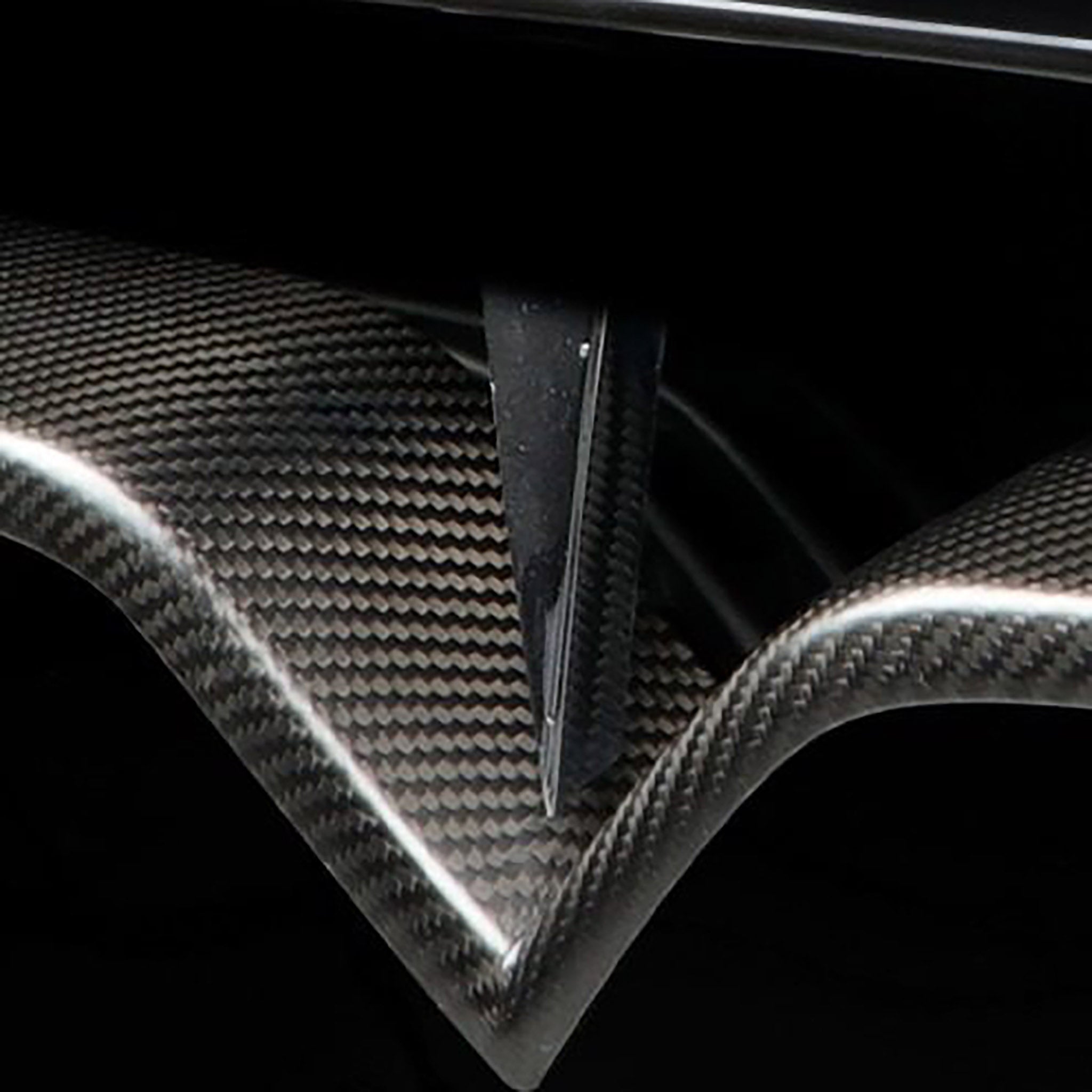 Premium Real Carbon Fiber Front Bumper Inlay for Tesla Model X (2017-2025) - Lightweight & Durable Upgrade | Yeslak | Perfect for Car Enthusiasts & Luxury Vehicle Customization