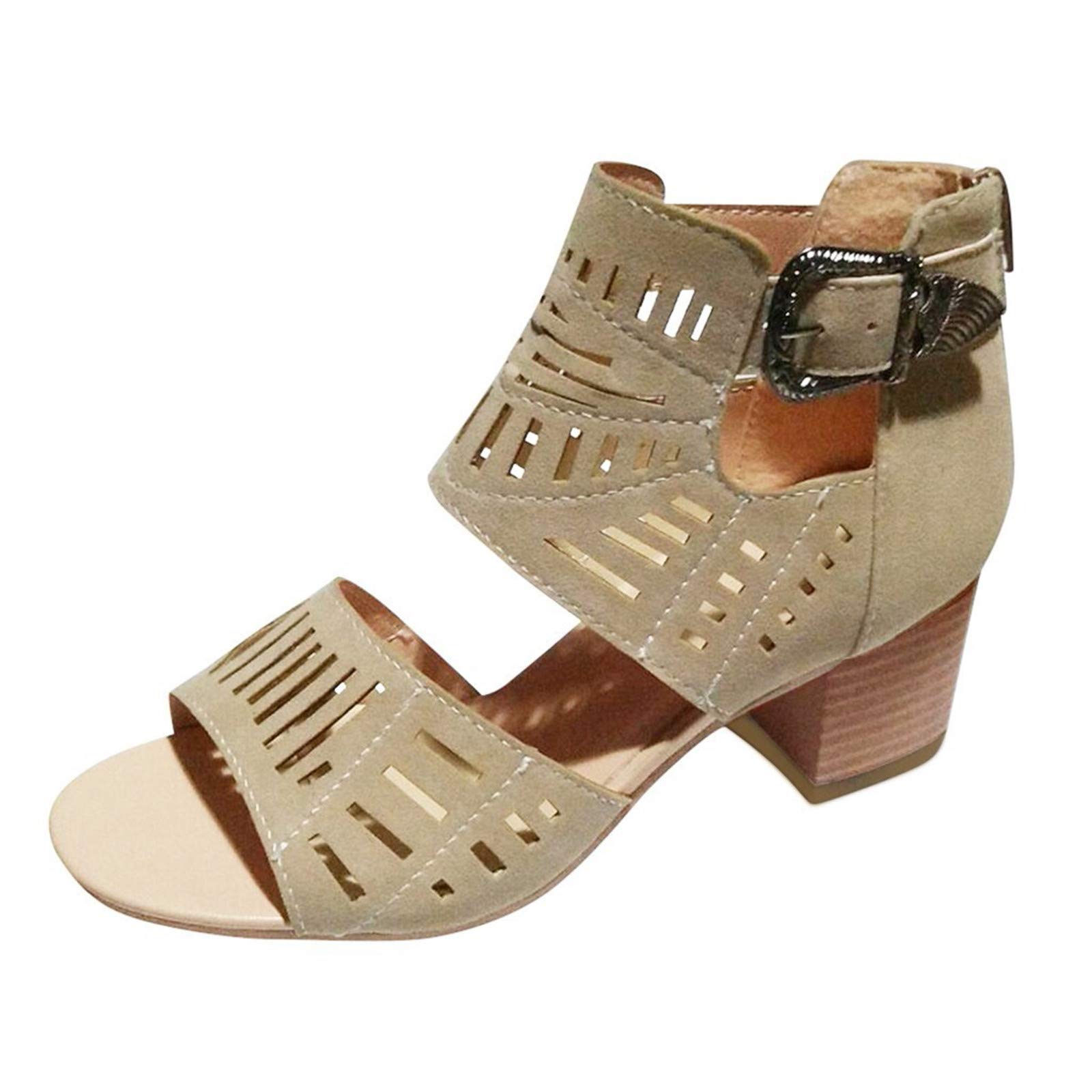 Women's Dressy Black & Grey Wedge Espadrilles Sandals - Comfortable Flats for Casual Outings, Beach Vacations & Summer Parties