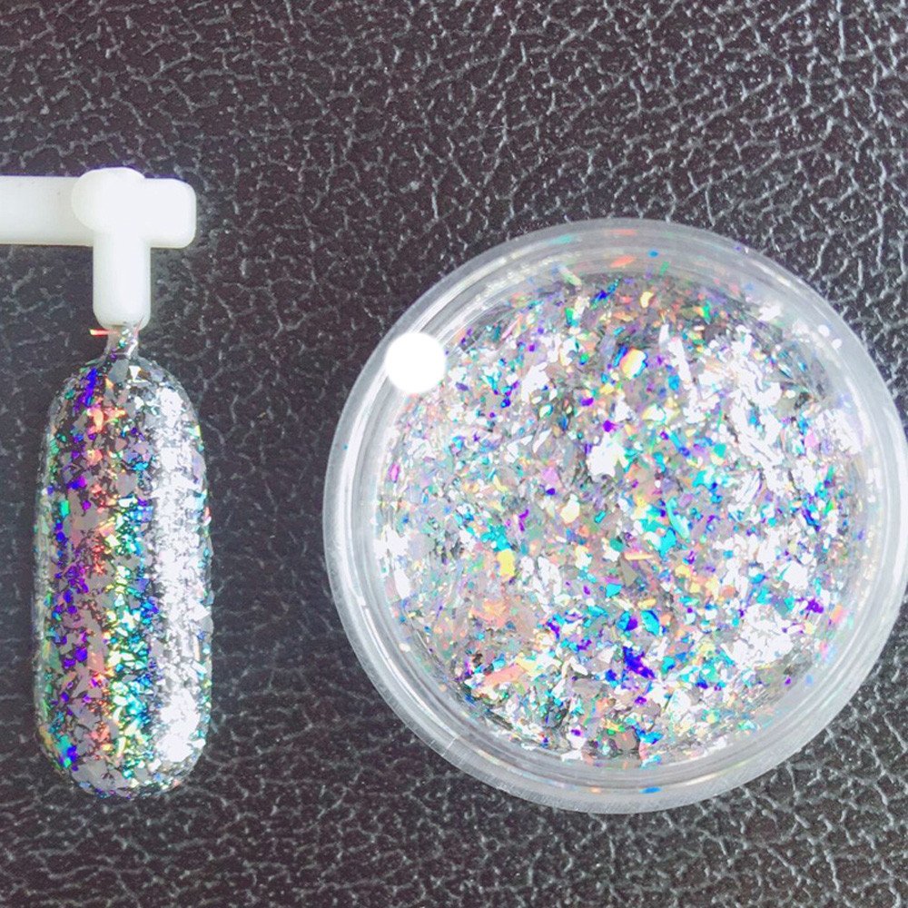 Magic Sequins Powders - Mirror Glitter Nail Art Kit for DIY Manicure & Nail Design | Perfect for Parties, Weddings, and Special Occasions