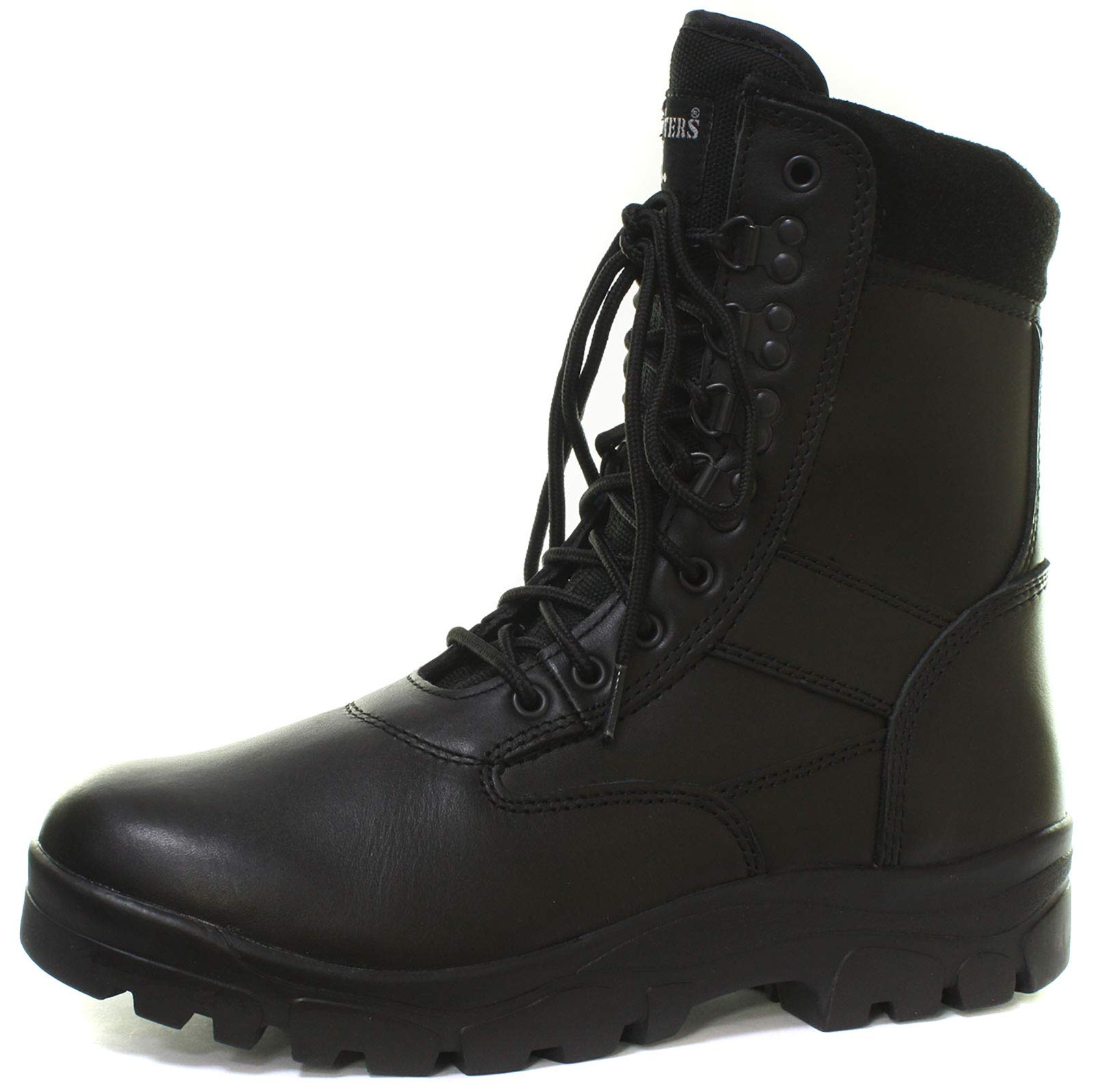 Grafters Top Gun Combat Boots for Men - Black Tactical Military Boots, Size UK 15 (US Men's 16) - Durable Work Boots for Outdoor, Hiking & Security Jobs