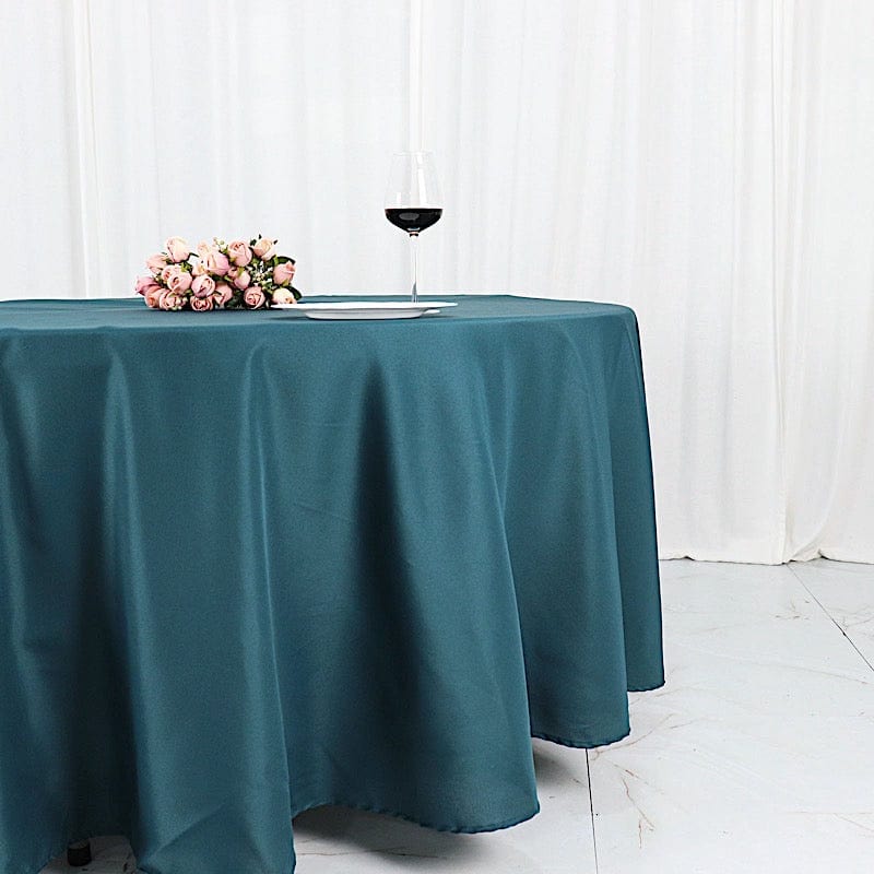 108 Polyester Round Tablecloth for Wedding, Party & Events - Elegant & Durable Table Linens for Dining, Banquet & Home Decor