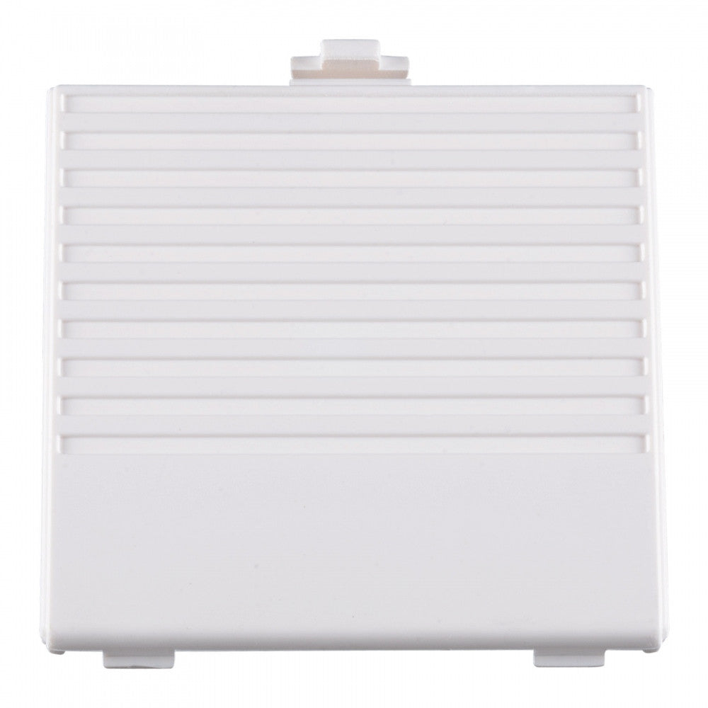 eXtremeRate White Replacement Battery Door Cover for Nintendo Game Boy Classic Fat DMG-01 (GFAJ0012GC) - Perfect for Game Boy Restoration & Customization Projects