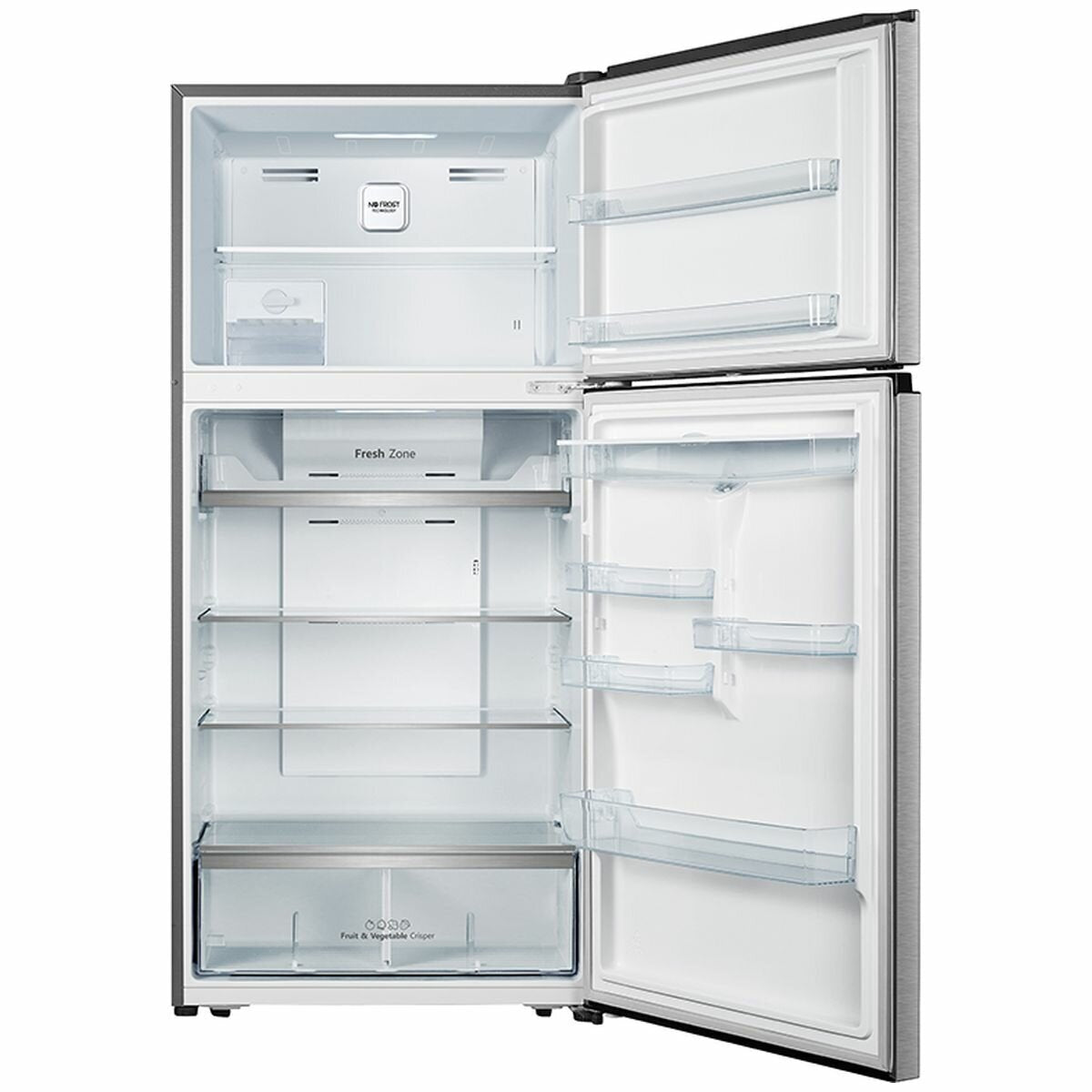 Hisense 496L Top Mount Refrigerator HRTF496SW - Energy Efficient 4-Door Fridge with Spacious Freezer, Perfect for Large Families & Kitchen Storage