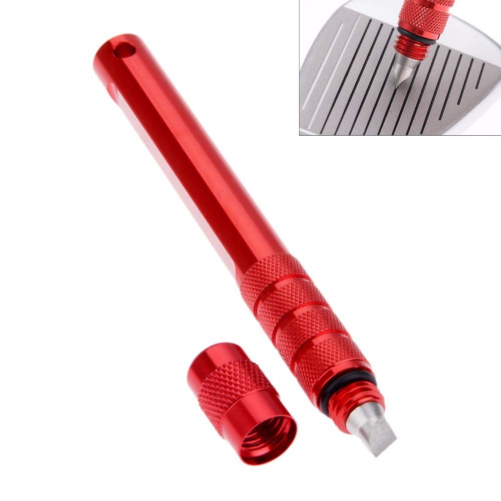 HISTAR Golf Club Groove Sharpener - Professional Re-Grooving Tool & Cleaner for Wedges & Irons | Restore Spin & Accuracy | Perfect for Golf Course Maintenance & Practice Sessions