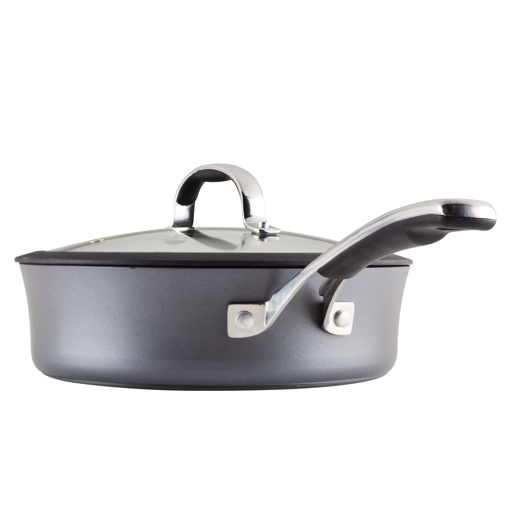 Premium Hard Anodized Nonstick Cookware Set - 10-Piece Kitchen Essentials for Healthy Cooking | Perfect for Frying, Sautéing & Baking | Dishwasher Safe & PFOA Free