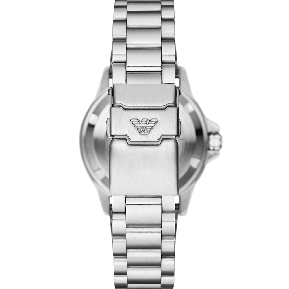 Emporio Armani Diver Pro AR60080 Automatic Men's Watch - Luxury Waterproof Stainless Steel Dive Watch for Swimming, Snorkeling & Everyday Wear