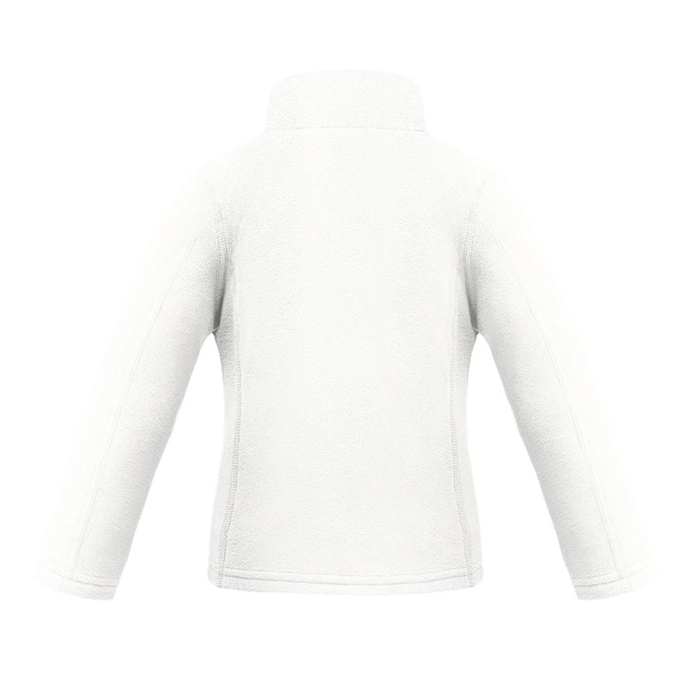 White Peppercorn Girls' Micro Fleece Jacket - Soft & Warm Winter Outerwear for School, Playdates & Outdoor Adventures