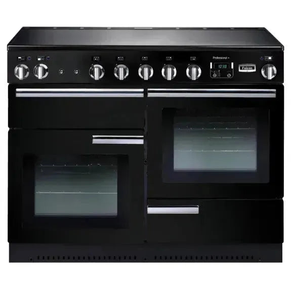 Falcon 110cm Induction Range Cooker with 5 Gas Burners - Premium Stainless Steel Kitchen Appliance for Home Chefs | Perfect for Modern Kitchens, Cooking Enthusiasts & Professional Chefs