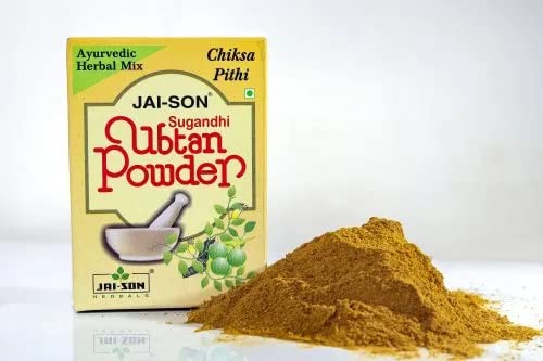 Jai-Son Herbals Ubtan Powder for Glowing Skin - Oil Control, Acne & Pimple Treatment, Detan & Brightening (50g x 6 Pack) | Natural Face Mask for Daily Skincare & Dark Spot Removal