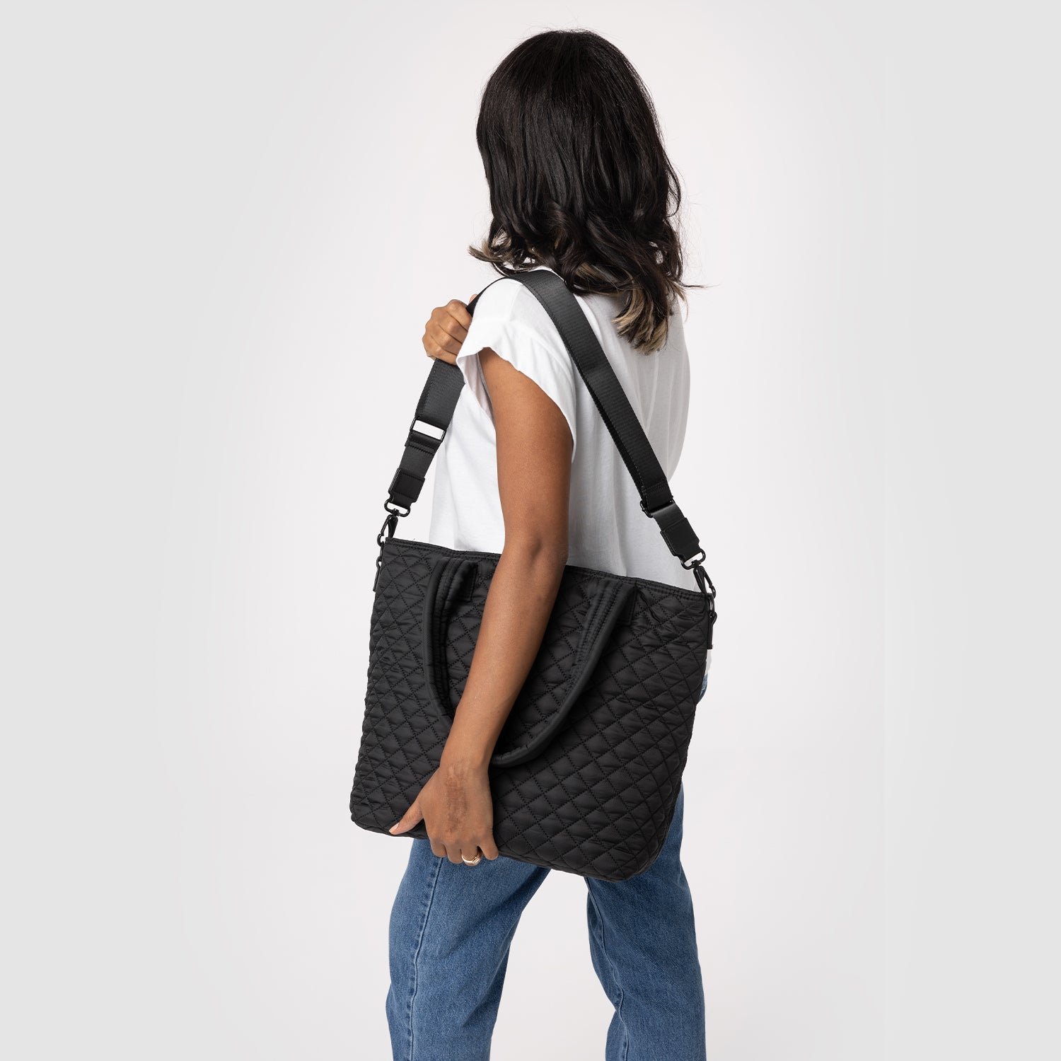 Harper Quilted Tote Bag - Stylish 10