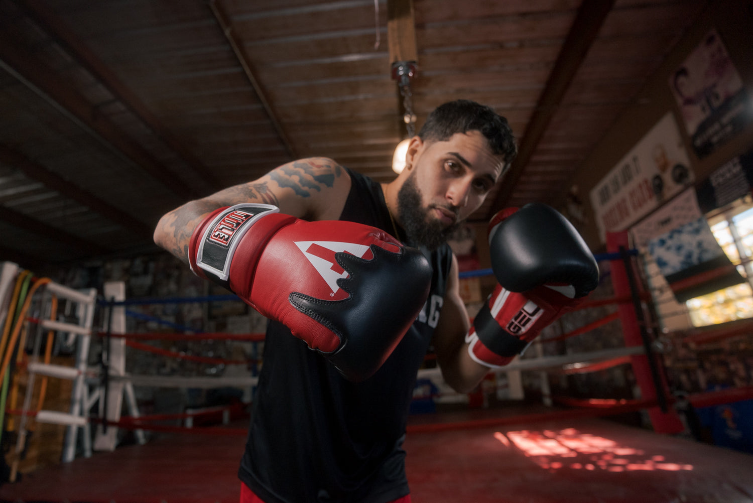 TITLE Boxing Gel Lava Leather Series Training Gloves - Premium Boxing Equipment for MMA, Kickboxing & Fitness Training