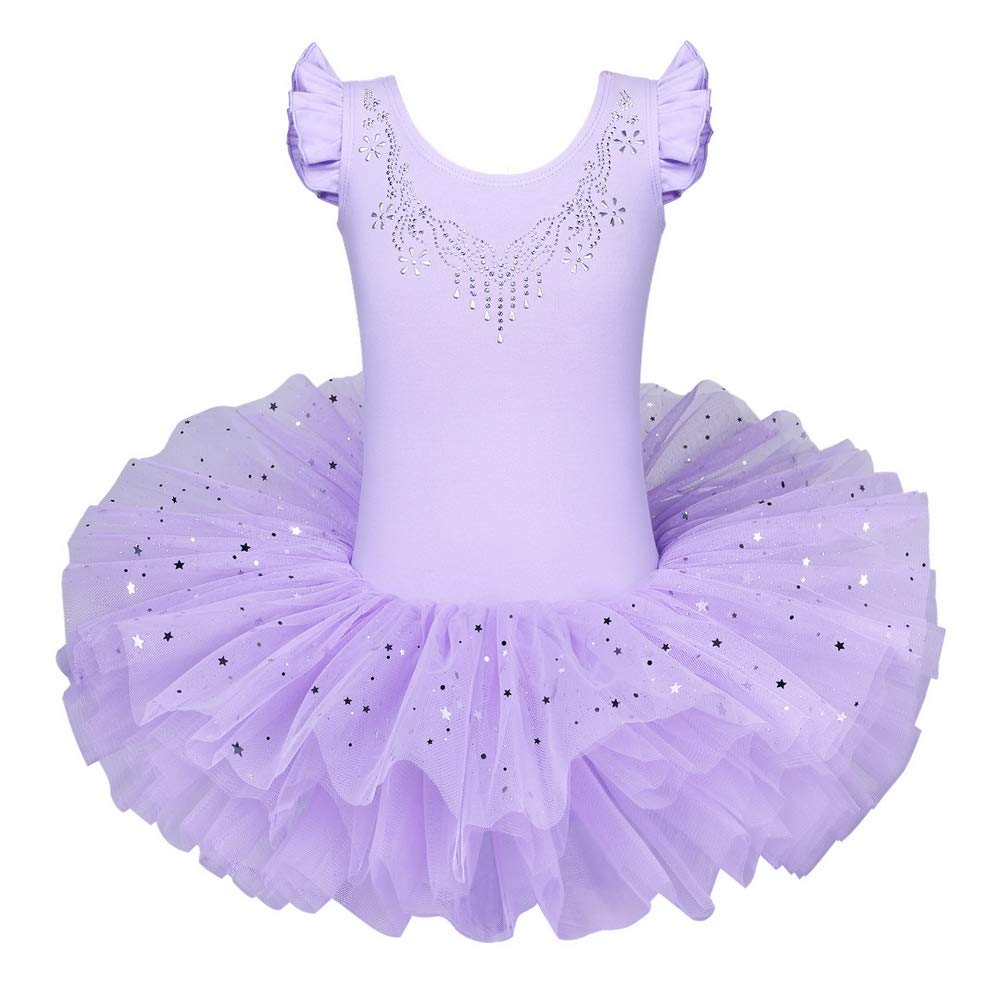 BAOHULU Girls Ballet Leotard with Full Skirt Tutu Dress - Dancewear for Ballet, Recital & Party Costume - Perfect for Performances, Dance Classes & Birthday Parties